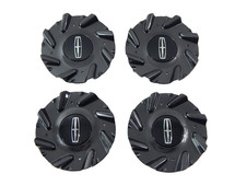 Set Of 4 New Oem 2020-2025 Lincoln Aviator Center Wheel Cap Cover Charcoal Black