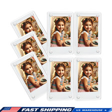 7 Pack 2.36 X 3.54 Inch Acrylic Magnets Picture Frame for Refrigerator