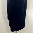 Bar III Velvet Skirt Women’s Size Medium Black Ruched Slit Front Stretch NEW! — photo 9