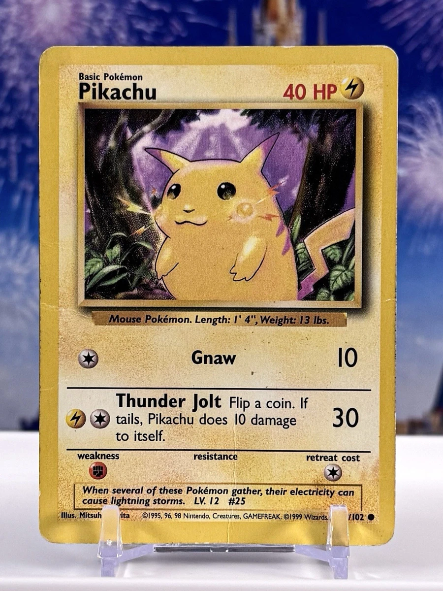 ポケモン 58 Pikachu 058/102 Base Set for sale | eBay