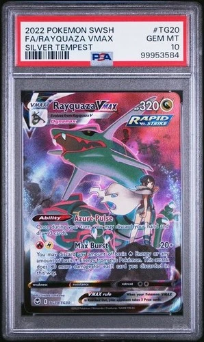 Rayquaza VMAX TG20/TG30 #TG20 Silver Tempest Trainer Gallery PSA 10 Gem Mint