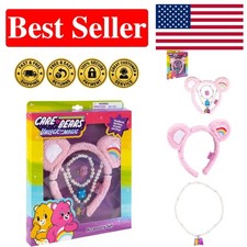 Enchanting Kids Jewelry Set - 4pc Dress Up Headband, Necklace, Bracelet  Ring