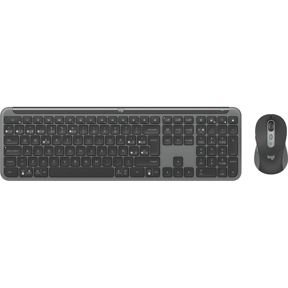 Teclado y Ratón Logitech MK950 Grafito Qwerty Español - Imagen 2 de 4