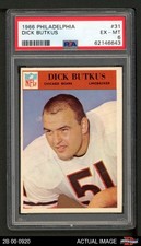 1966 Philadelphia #31 Dick Butkus Bears RC HOF Illinois PSA 6 - EX/MT