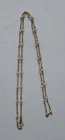Vintage Signed Crown Trifari Gold Tone Faux Pearl Jewelry Necklace Dainty 22"