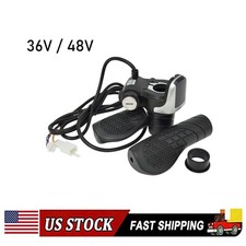 36V/48V Ebike Twist Grip Throttle and Key Lock Electric Scooter Handlebar USA