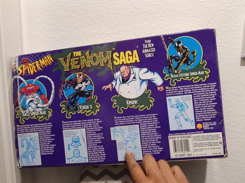 De colección Toy Biz Marvel - Spider-Man: The Venom Saga - Juego de 4 figuras (1996) Foto 2 de 4
