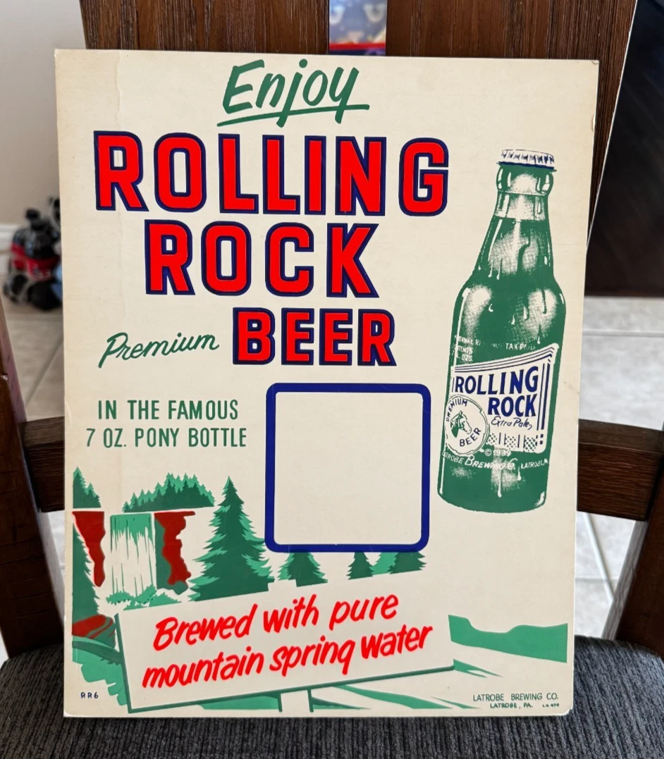 Collectible Rolling Rock Signs & Tins | eBay