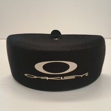 Vintage 90  s Black Oakley Sunglasses Case M Frame Case Only Hardshell 1/2 Moon