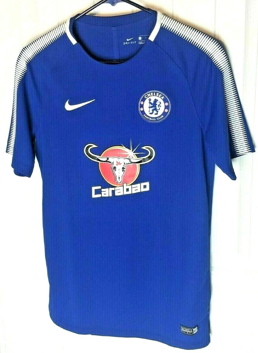 Chelsea FC Nike Official Training Jersey Shirt Mens Size: S Blue