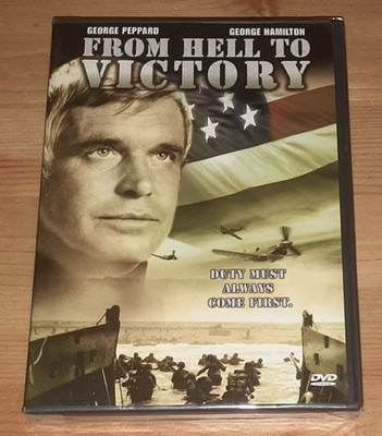 From Hell to Victory (DVD, 1979, BRAND NEW) George Peppard, George Hamilton