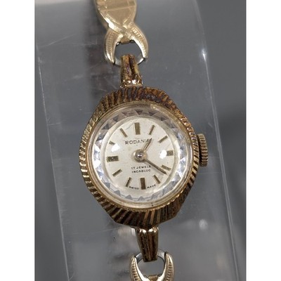 Vintage Rodania 17 Jewels Watch Incabloc Ladies Wind Up  display picture 3