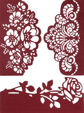 3 Pieces Die Cuts, Metal Dies for Card Making, Scrapbook DIY Album Paper Card Em