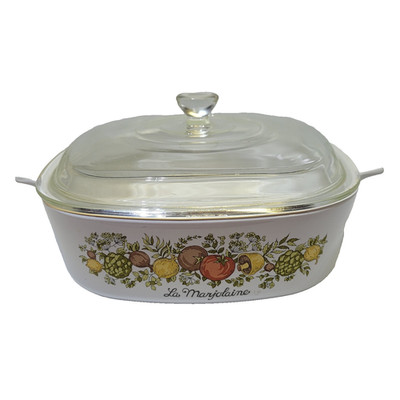 CorningWare Spice Of Life La Marjolaine Casserole Dish 2Qt A-2-B Vintage