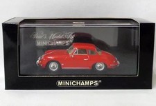 Minichamps Porsche 356 B Hardtop Coupe 1961 Red 1:43 Diecast Model Car Used