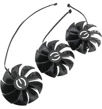 Full Set GPU Fans 87mm EVGA 2070 2080 2080 Ti FTW3 Ultra 20mm PLD09220S12H New!