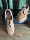 AWESOME!  New In Box Ralph Lauren Girls Leather Wingtip Shoes Size 2 — photo 4