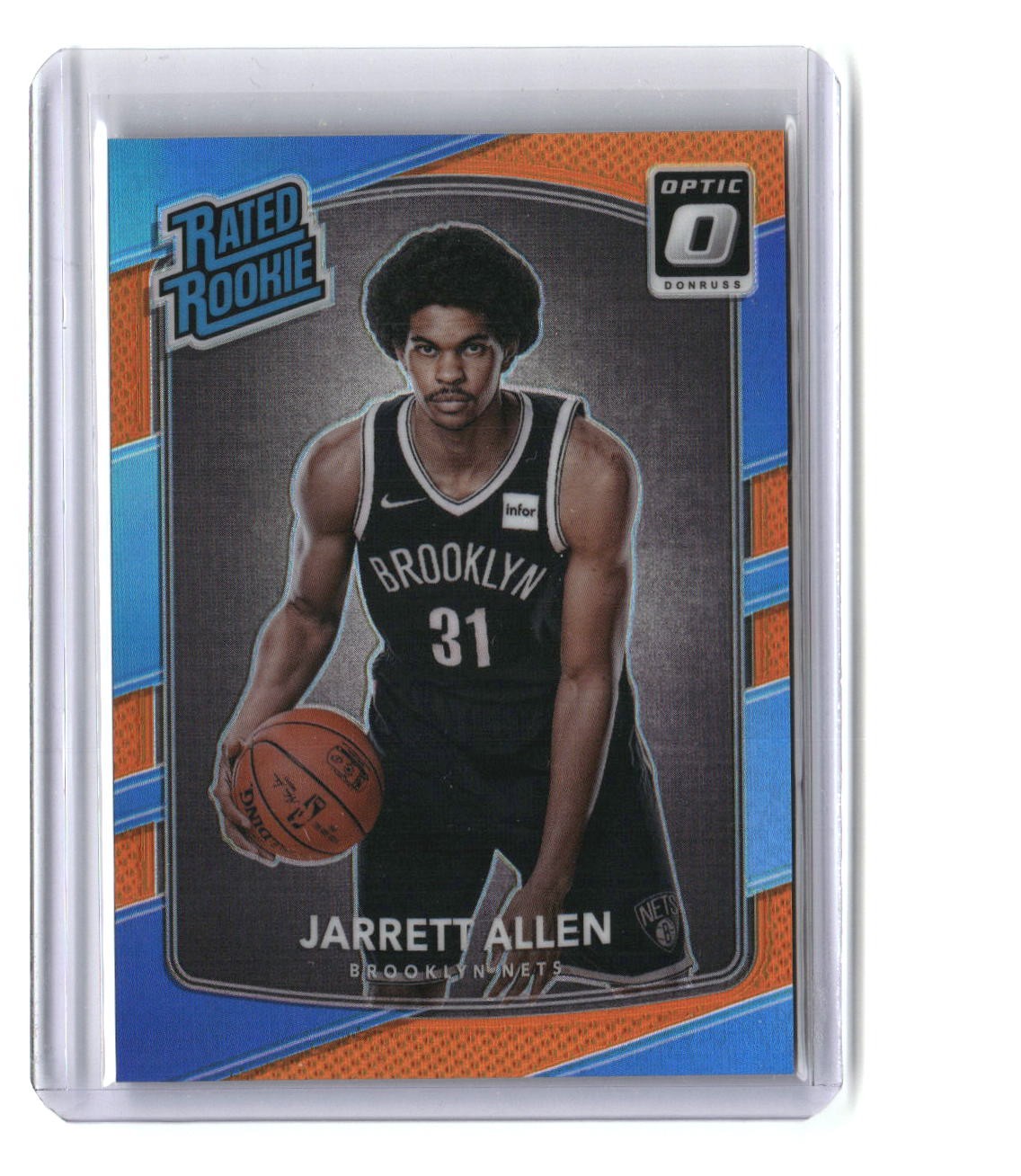 Jarrett Allen Rated Rookie #/199 2017-18 Donruss Optic Orange