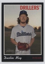 2019 Topps Heritage Minor League Edition Black 11/50 Dustin May (Posed) 10u3