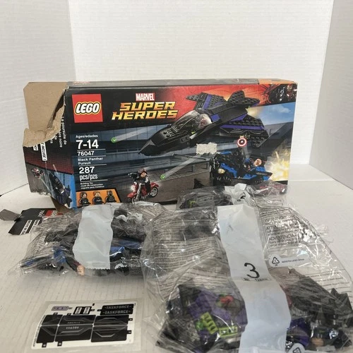 LEGO 76047 Marvel Super Heroes Civil War Black Panther Pursuit New 2016!