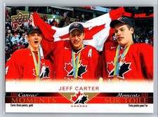 2021-22 Upper Deck Tim Hortons Team Canada UD Canvas Moments Jeff Carter Canada