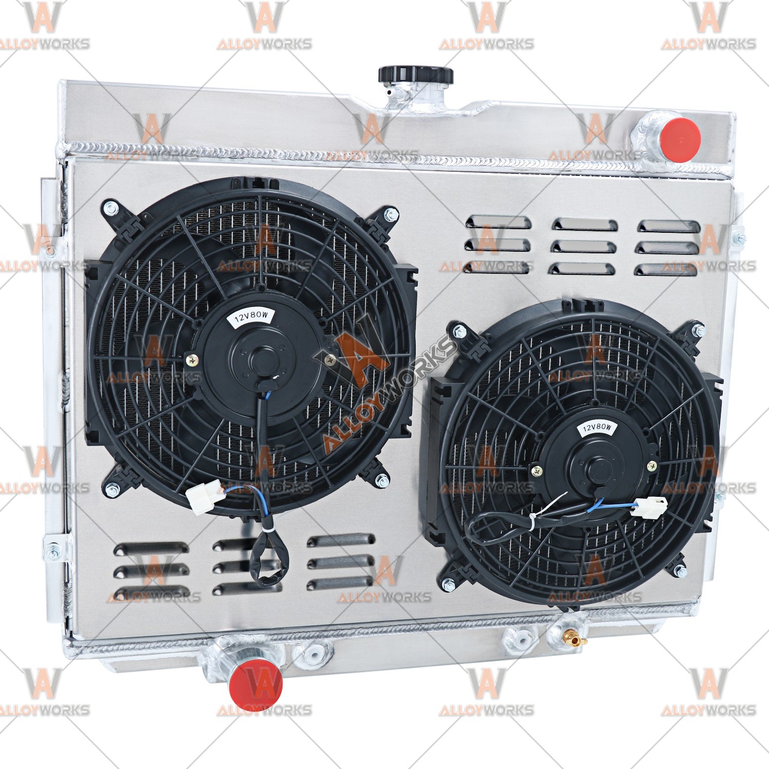 4 Row Radiator+Fan Shroud For 1967-1970 Ford Mustang Fairlane /Mercury Cougar V8 thumbnail 3