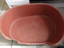 Large Plastic Dog Bed Dimensions 70cm X 50cm X 30cm In Reasonable Condition