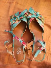 Summer, Flower, Floral, Bow Tie, Casual, women's high heel shoes
