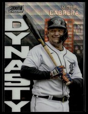 2022 Stadium Club Chrome #10A Miguel Cabrera Dynasty and Destiny Wave Refractor