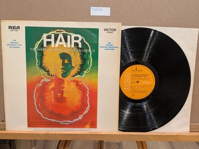 HAIR The American Tribal Love-Rock Musical LP RCA Victor LSO 1150 Broadway Cast