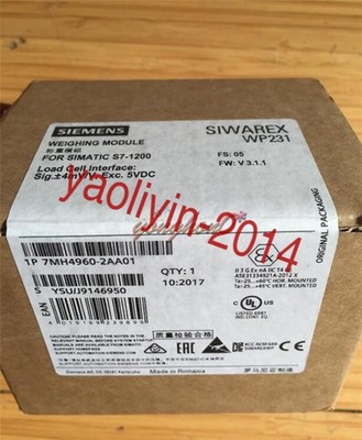 1PCs Siemens 7MH4960-2AA01 Weighing Module 7MH49602AA01 New