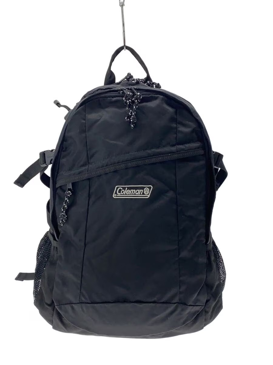 Coleman Backpack, Polyester, Black, Solid Color - image 1