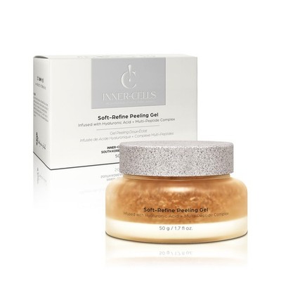 INNER CELLS-Soft-Refine Peling Gel Infused.Hyaluronic Acid+Multi-Peptide Complex