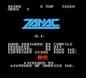 Zanac - Fun NES Nintendo Game