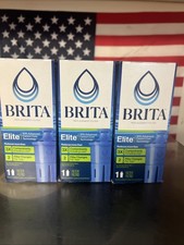 LOT OF 3 Brita Elite Replacement Water Filter...