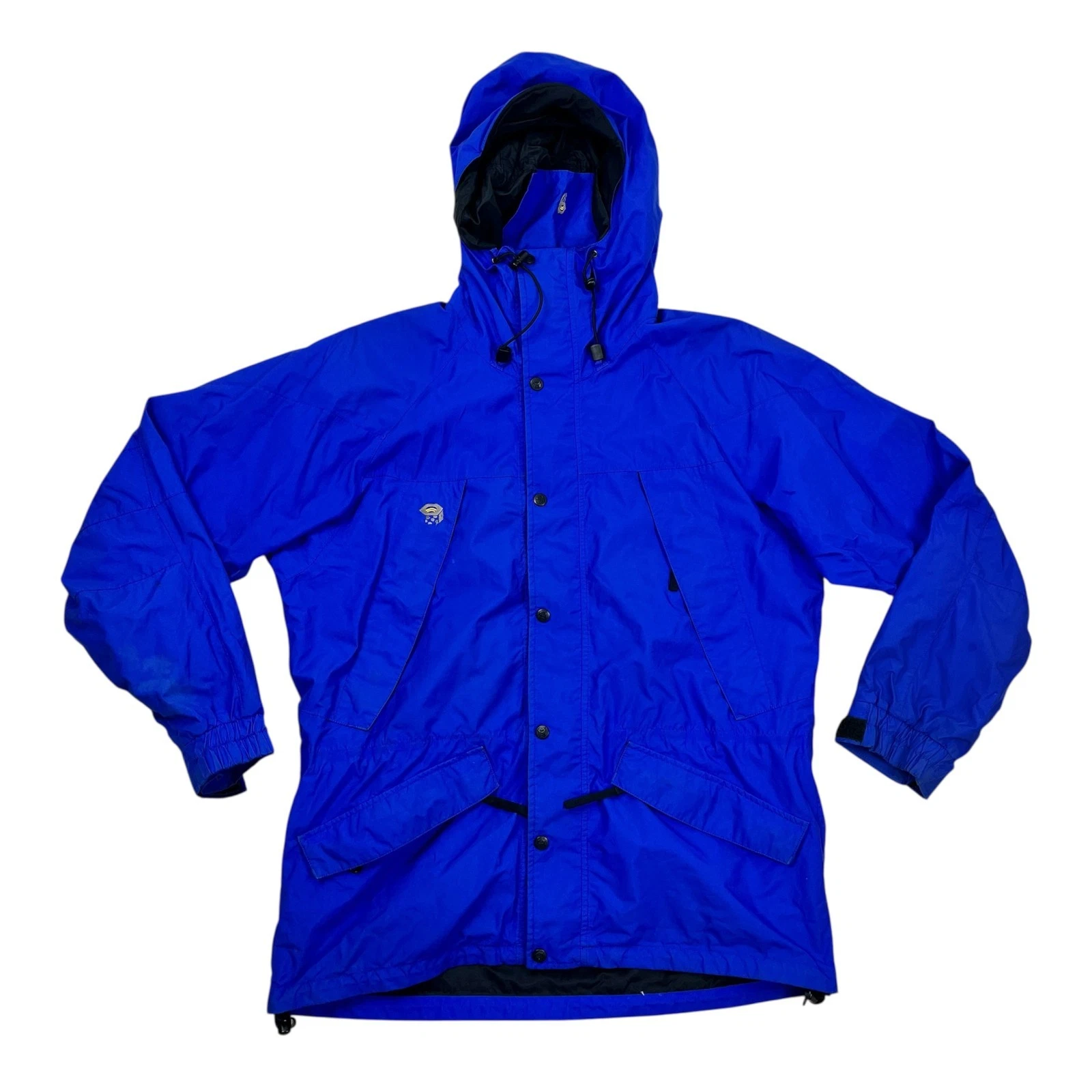 MOUNTAIN HARDWARE Hooded Waterproof Jacket M Blue Conduit Rain Coat Men
Opens in a new window or tab