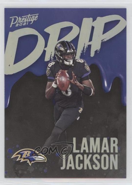 2021 Panini Prestige NFL Drip Lamar Jackson #ND-LJ 2s2