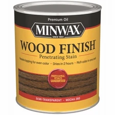 Minwax Wood Semi-Transparent Mocha Oil-Based Penetrating Wood Stain 1 qt 4PK