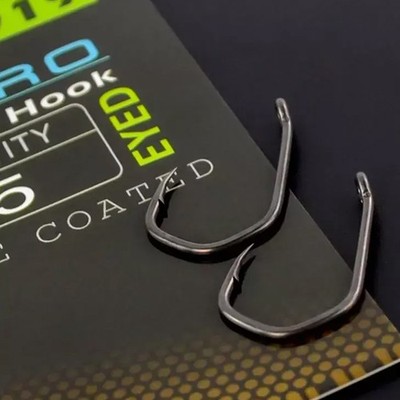 Hirisi Micro Barbed Angelhaken 15er Pack - Langschaft Rostschutz, Größe 4 - 10
