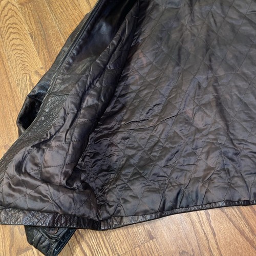 BANANA REPUBLIC BRAUNE BOMBER LEDERJACKE GR. L/XL Full Zip Vintage - Bild 11 von 24