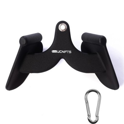 MucnFTS LAT Pulldown Attachments: Thick Ergonomic Back & Tricep Handle Cable