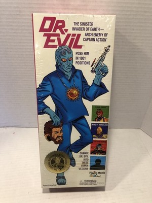 Sealed Captain Action 12  Playing Mantis DR EVIL Villain Figure NIB
