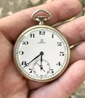 Omega Pocket Watch 15 Jewels  1939 RARE! DOESN'T WORK! FOR RESTORATION!
