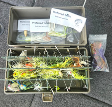 Spinnerbait Lot - Preferred Tackle & other Spinnerbaits  Qty 25  + Skirts  #1