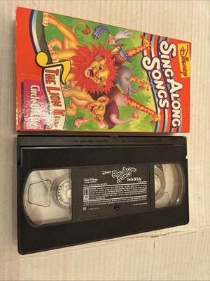 THE LION KING SING ALONG SONGS VHS CIRCLE OF LIFE ++ DISNEY Tested