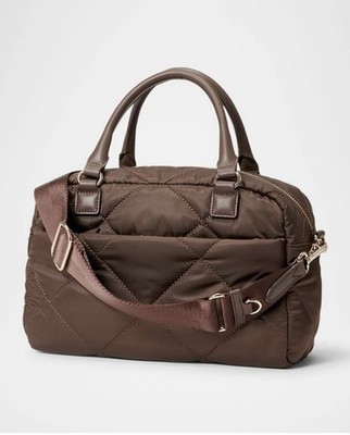 New Without Tags Madison Satchel MZ Wallace Rich Brown Pouch and 2 Straps