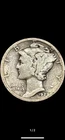 Mercury Dime 1929 F Silver