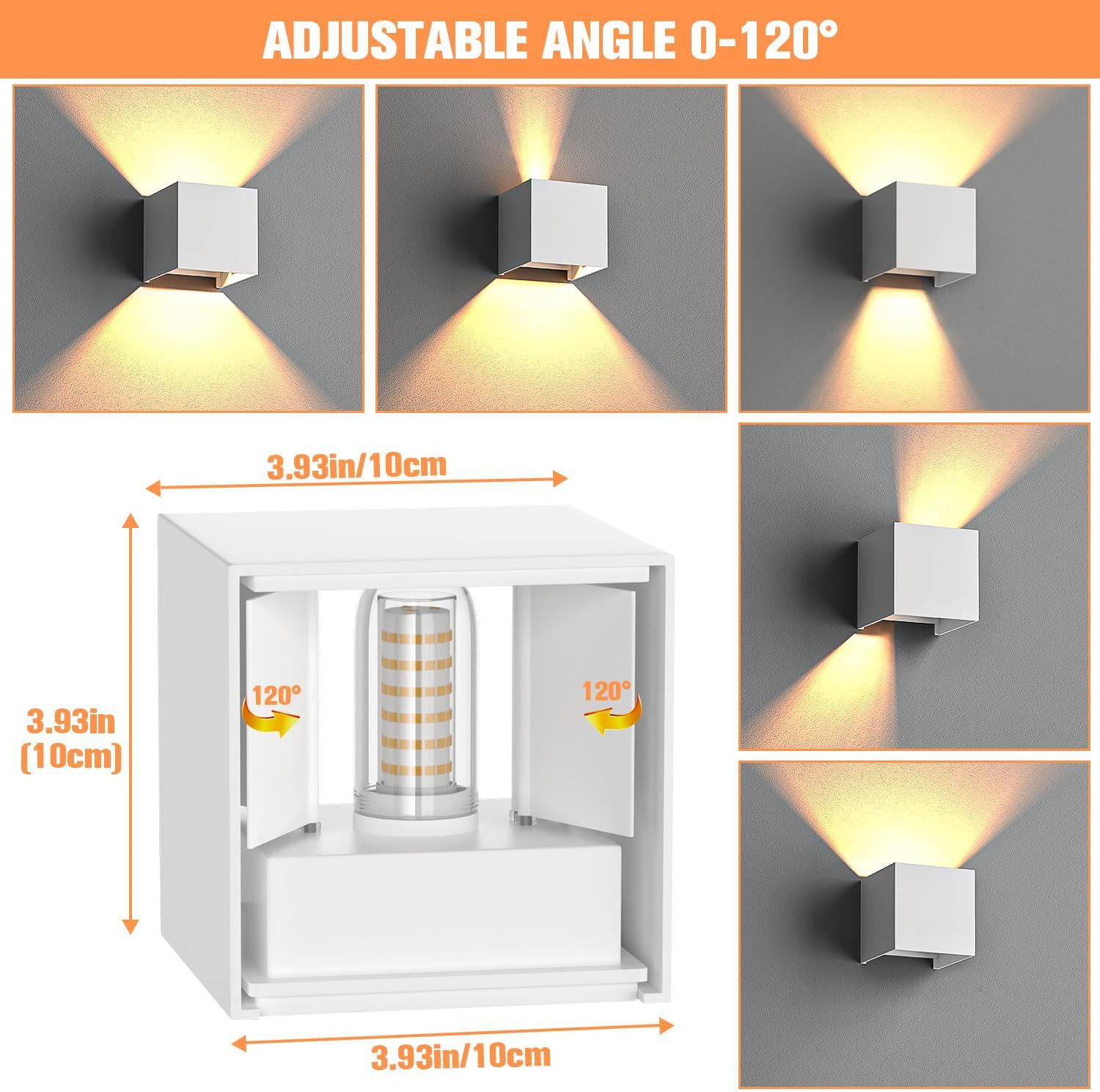 Coppia Applique da Interni G9 LED Design Minimalista Sostituibile - 2