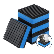 4Pcs Rubber Anti-Vibration Pads 2" x 2" x 7/8" Isolation Mats