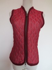K.D. KLAUS DILKRATH Jacke Weste weinrot Gr.34 Steppweste wie neu/P
